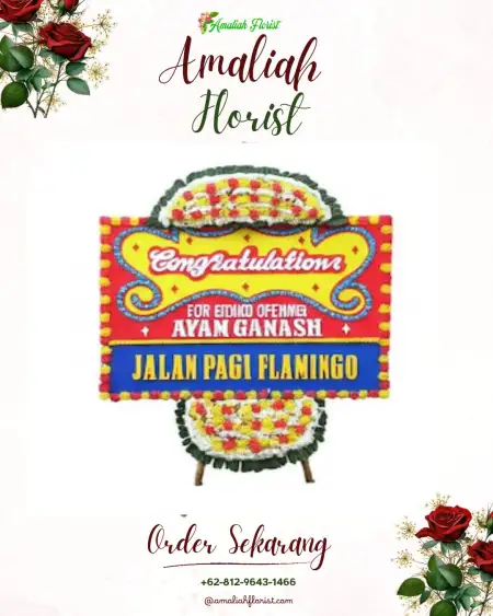 Sewa Papan Bunga Doho